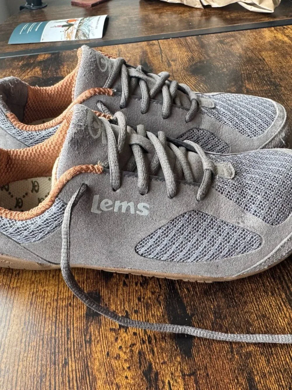 Lems Primal 2 Gray Barefoot Minimalist Running Shoes Unisex US 7M/ 8.5W (EU 40) - Picture 3 of 7
